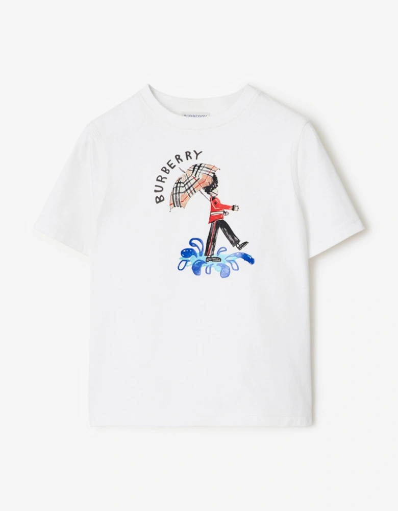 Boys Cedar Soldier T-Shirt in White