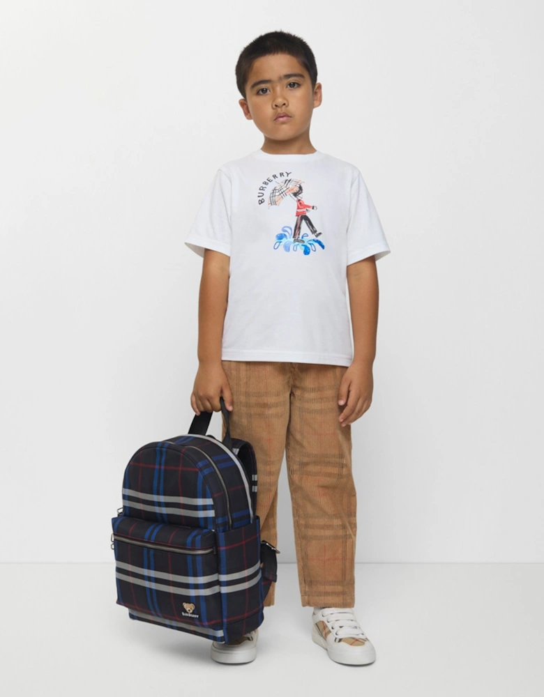 Boys Cedar Soldier T-Shirt in White