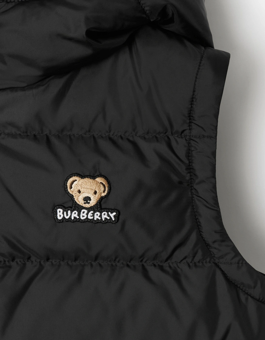 Boys Juno Padded Gilet in Black