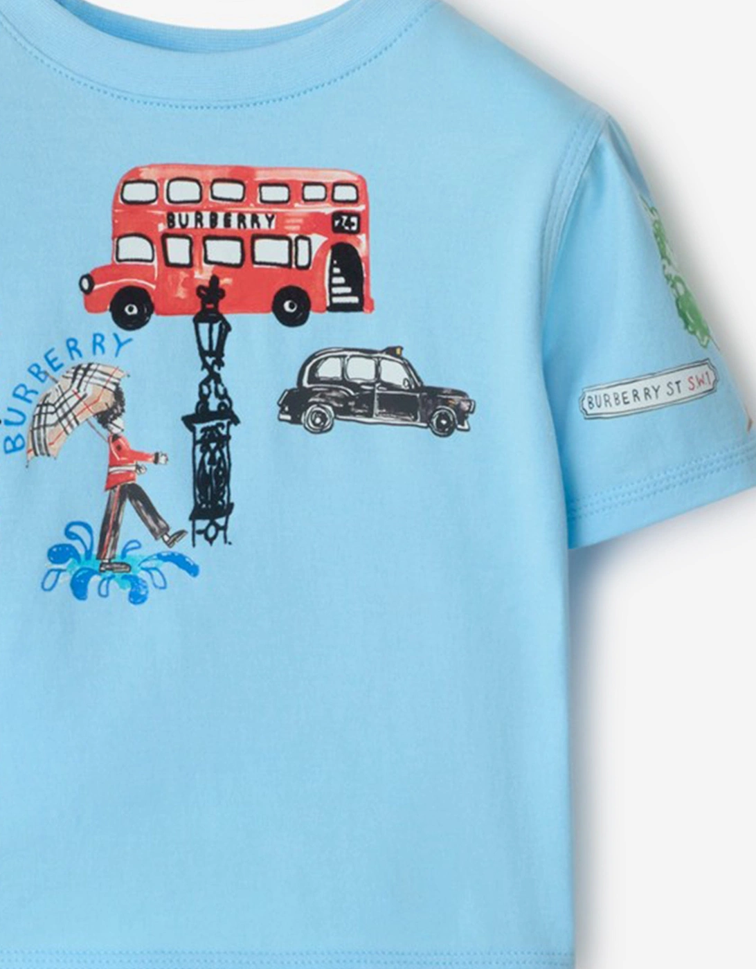 Baby Boys Mini Cedar London Icons T-Shirt in Blue