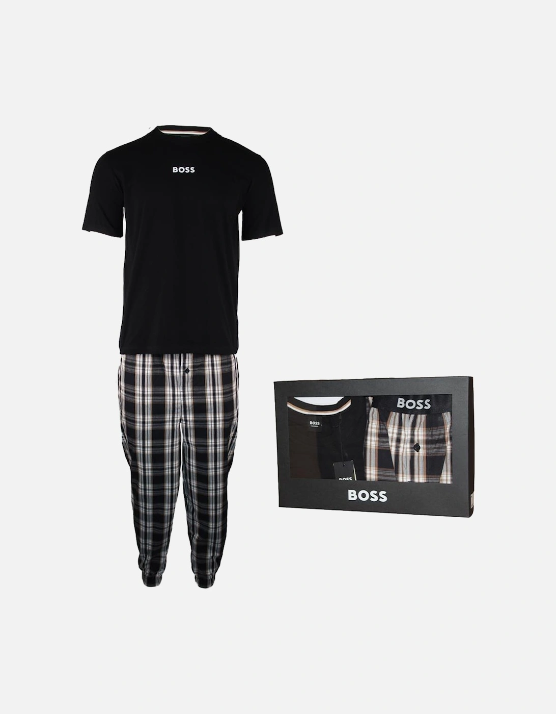 Men's BOSS Easy Lounge Set, Black - Size: MEDIUM