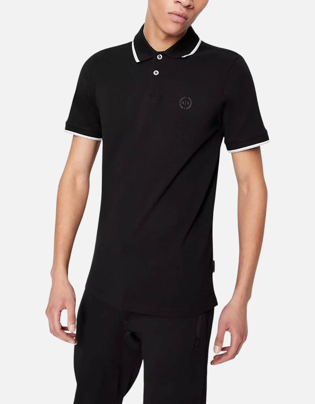 Exchange Mens Polo Shirts Black