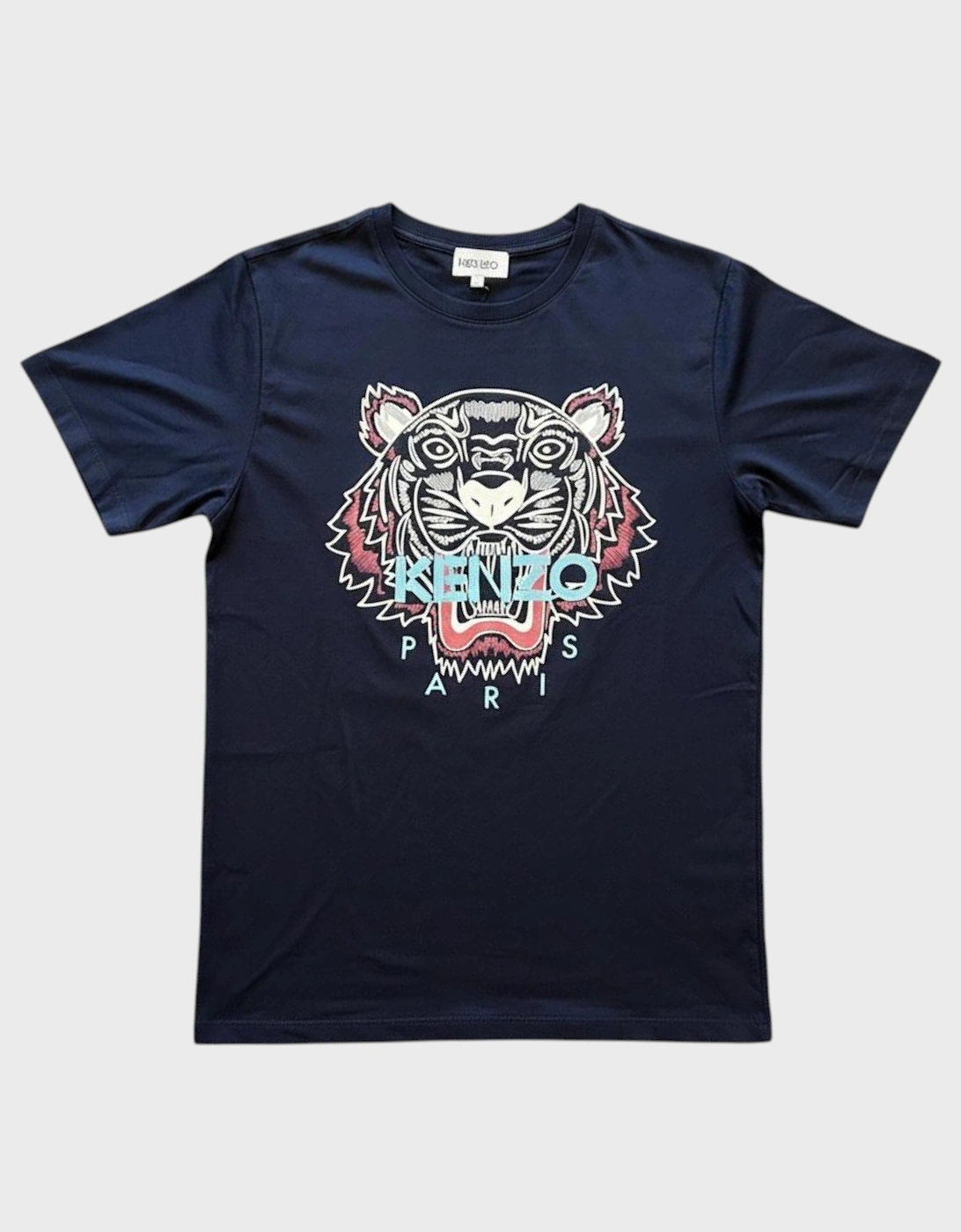 Classic Tiger T Shirt Navy, 7 of 6