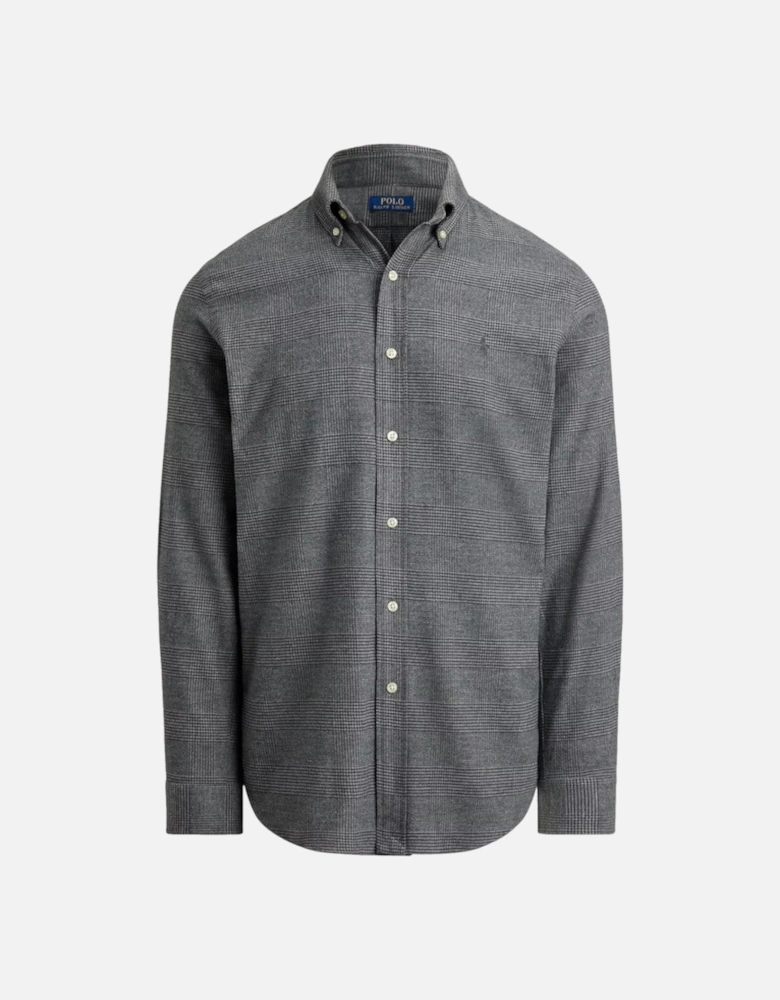Brushed Twill Shirt 002 Grey Heather