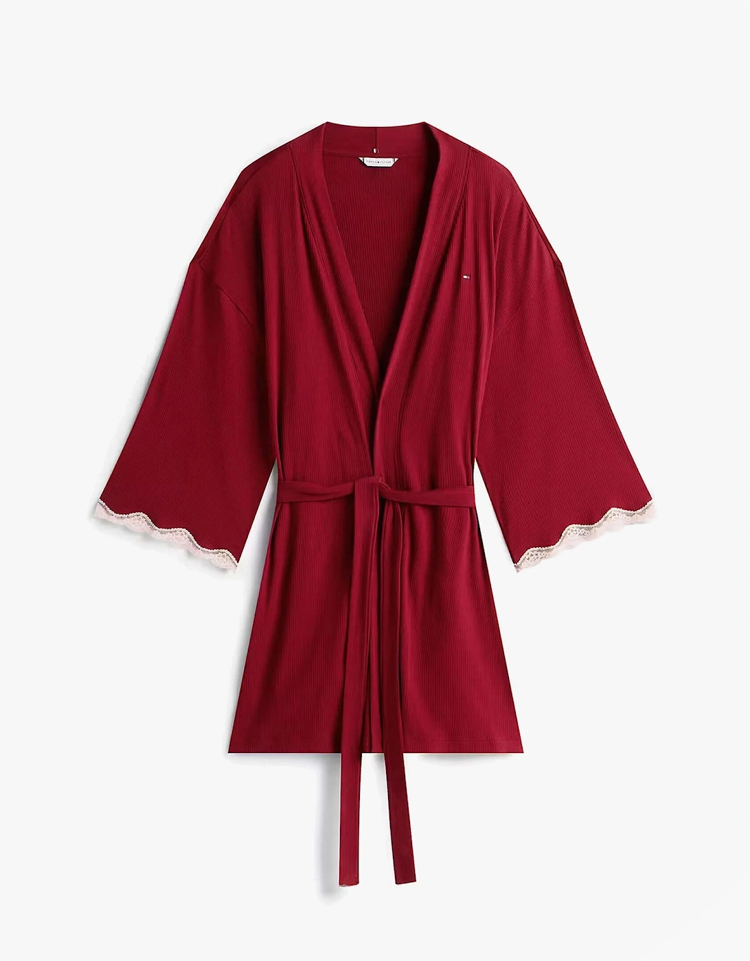 LACE KIMONO Womens Rouge, 5 of 4
