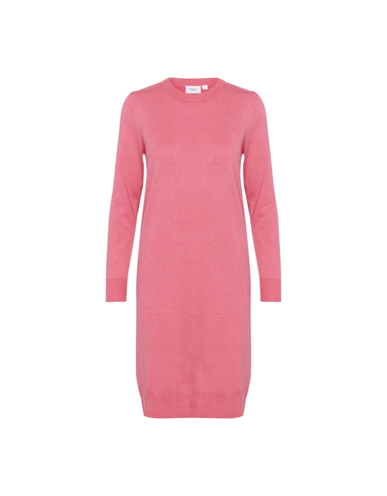 MilaSZ Crew Neck Long Sleeve Knit Dress