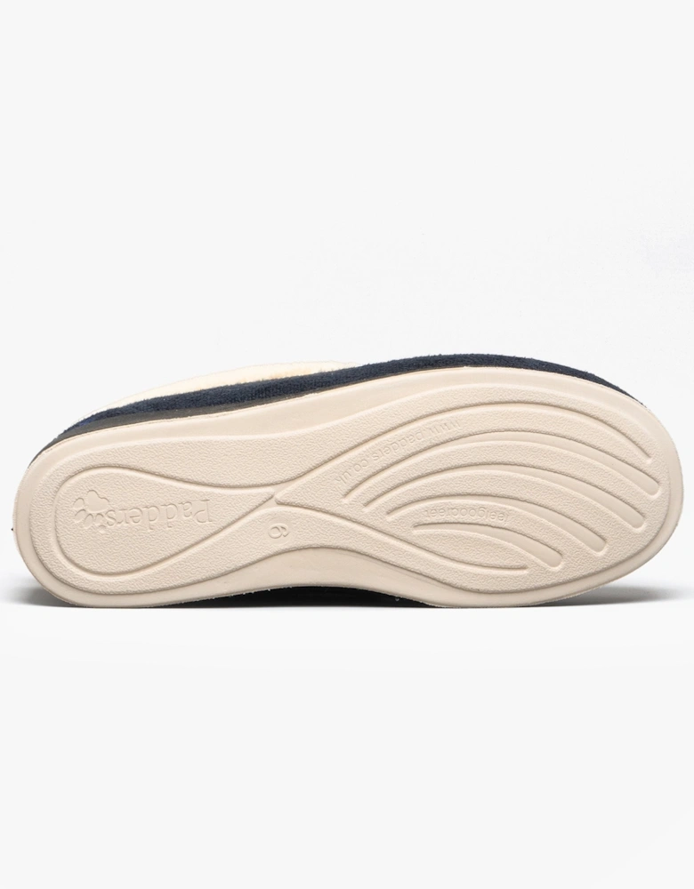 REPOSE Womens (2E Fit) Full Slippers Navy