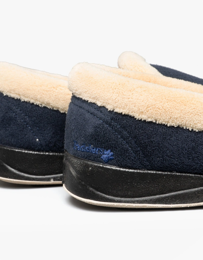 REPOSE Womens (2E Fit) Full Slippers Navy