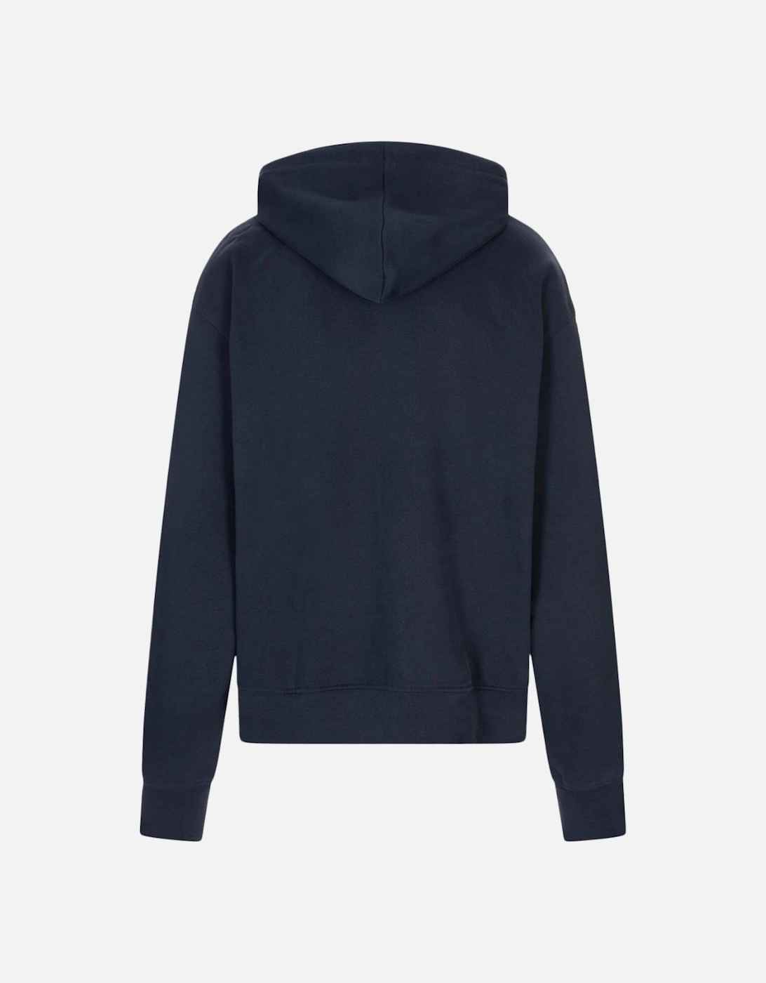 Logo Hooded Sweatshirt Navy