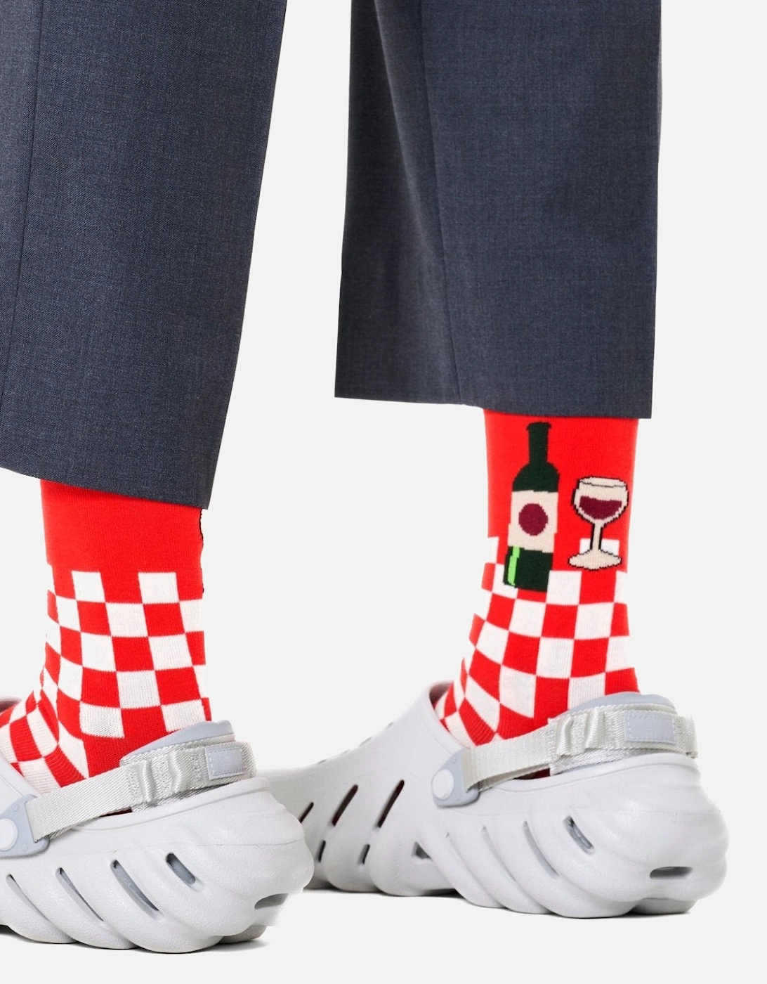 Happy Socks Wine & Dine Socks, Red