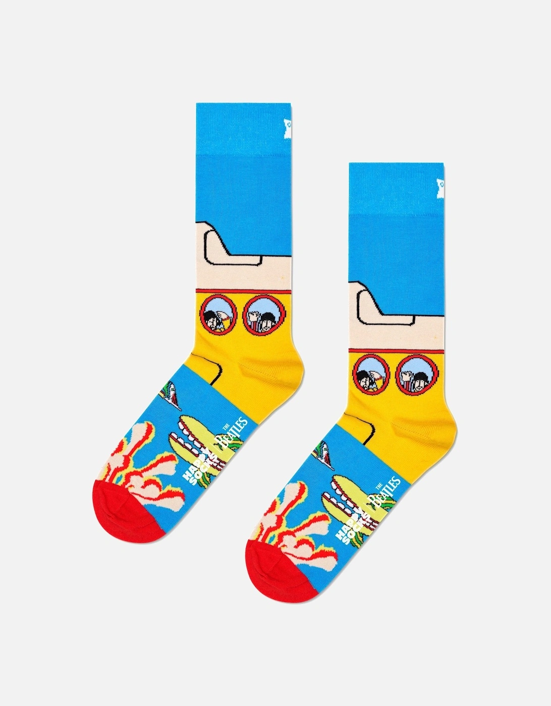 Happy Socks 3-Pack The Beatles Socks Gift Box, Blues