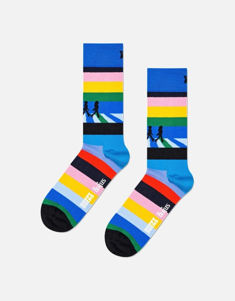 Happy Socks 3-Pack The Beatles Socks Gift Box, Blues