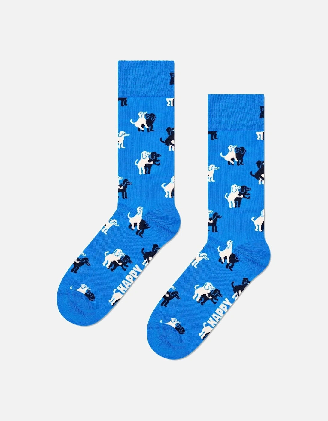 Happy Socks Doggy Style Socks, Blue, 3 of 2