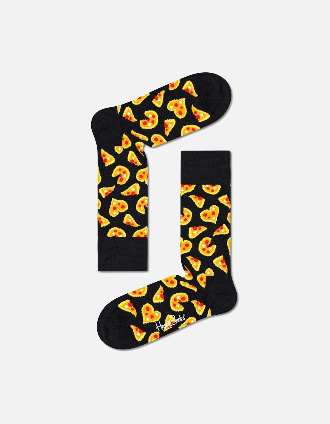 Happy Socks Pizza Love Socks, Black