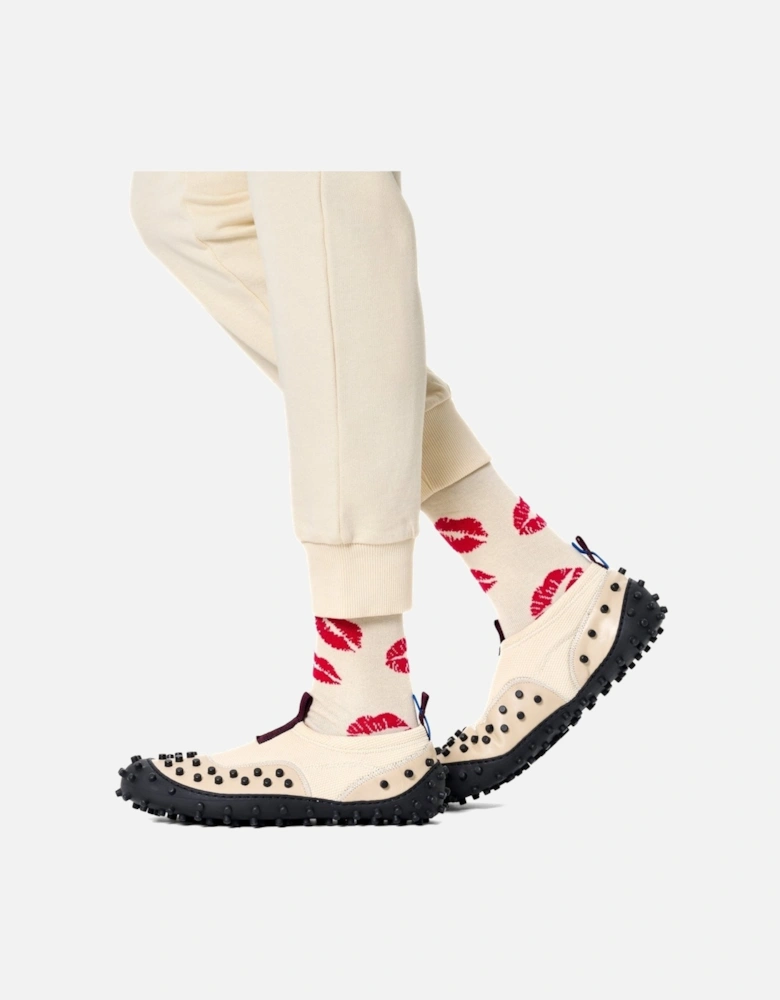 Happy Socks Kisses Socks, White
