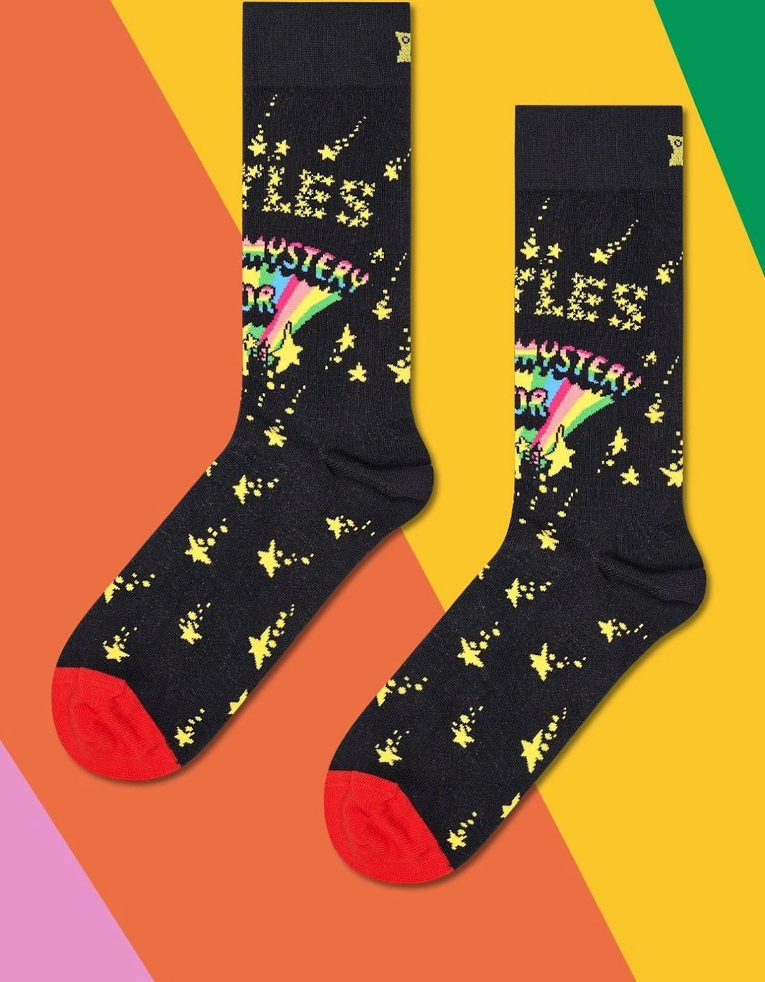 Happy Socks The Beatles Magical Mystery Tour Socks, Black