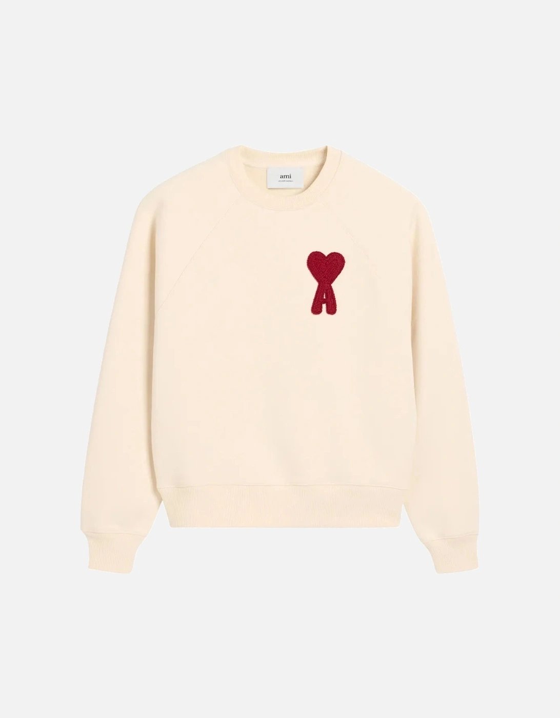Heart Patch Sweatshirt Beige, 5 of 4