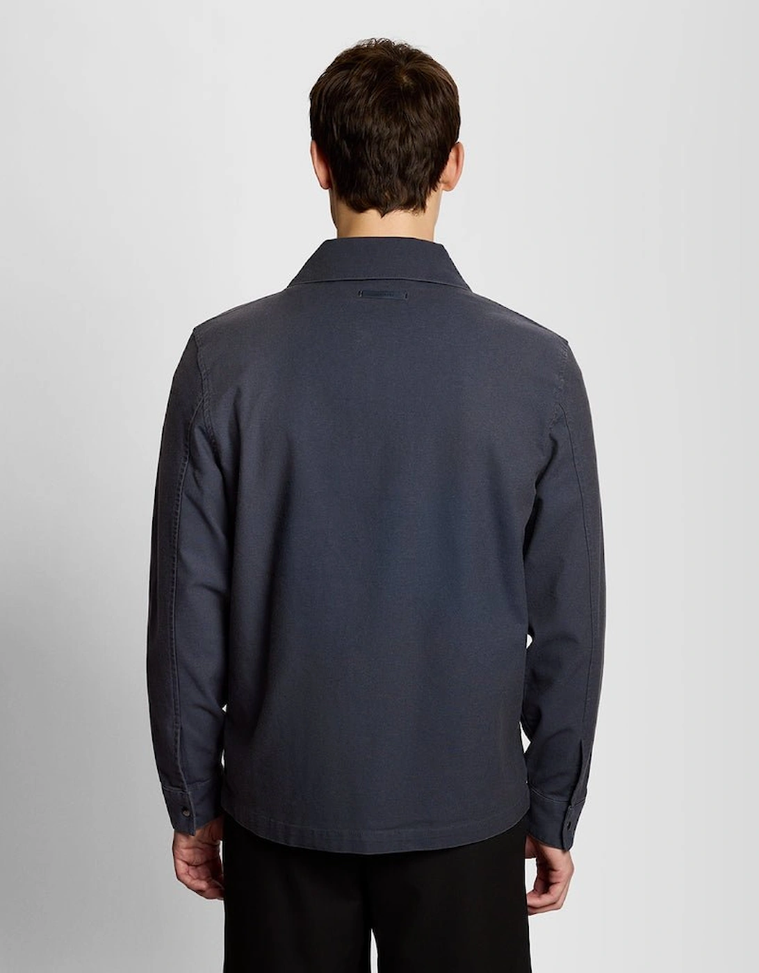 Chambray Zip Overshirt
