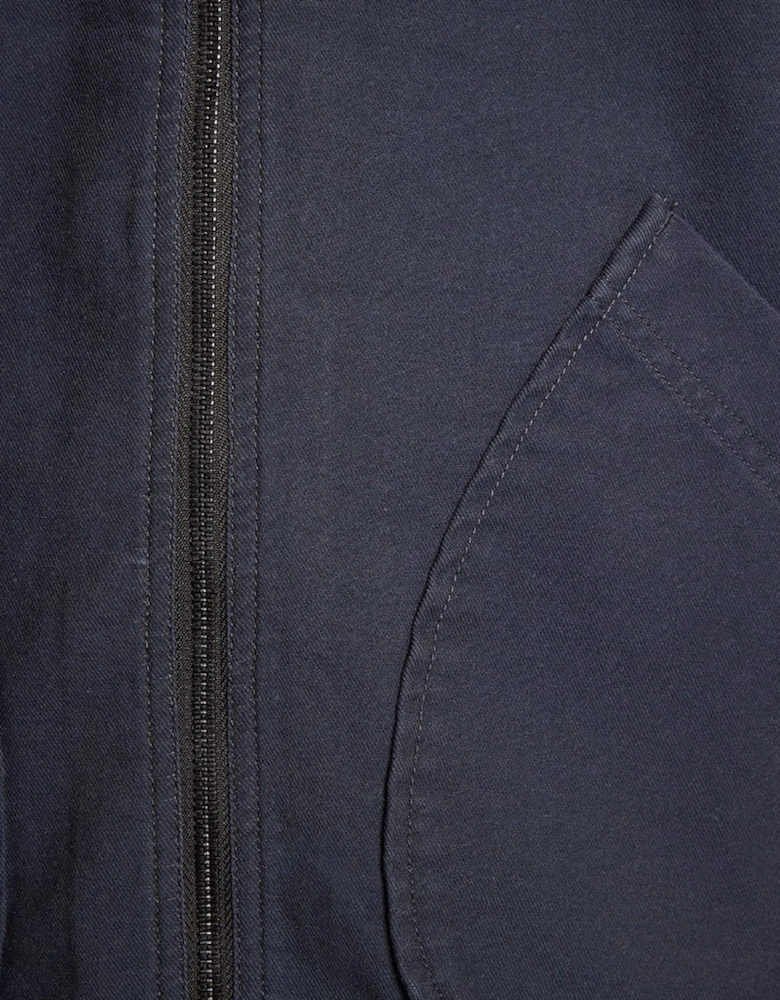 Chambray Zip Overshirt