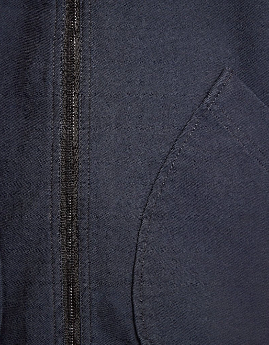 Chambray Zip Overshirt