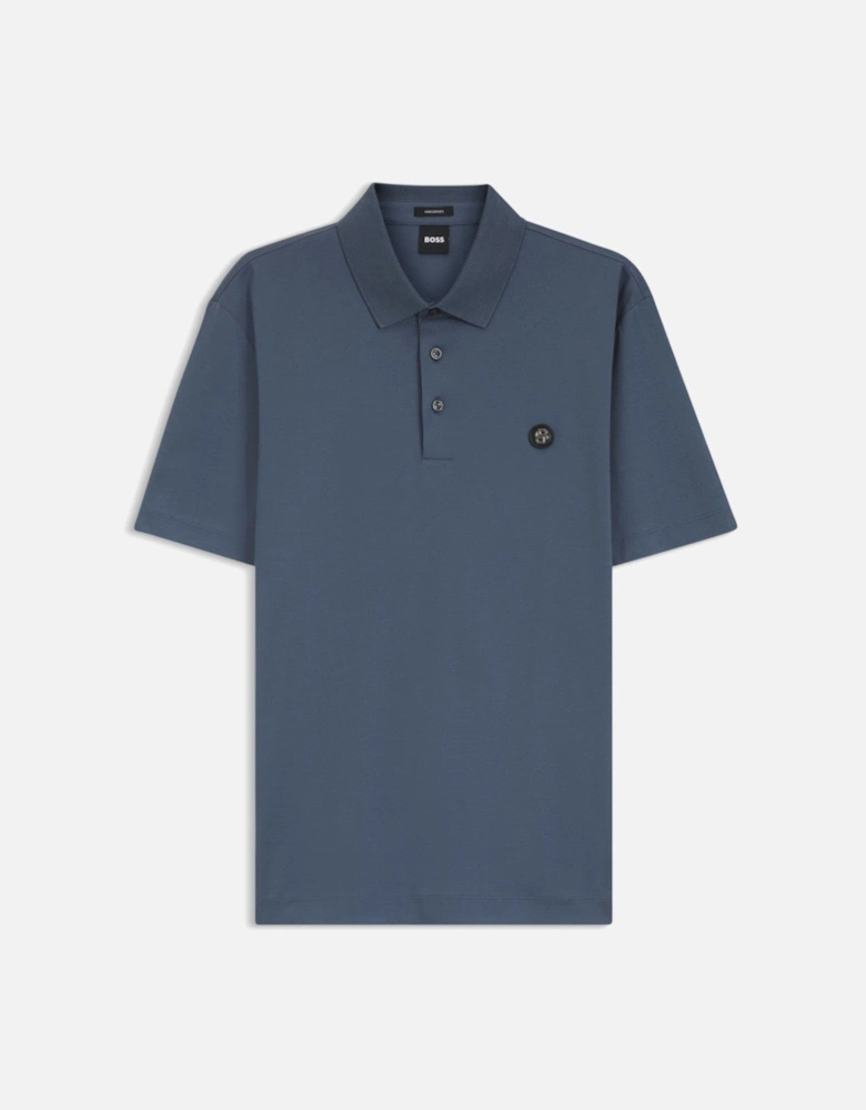 BOSS Black C-Parris 01 Polo Shirt A2-25 468 Open Blue