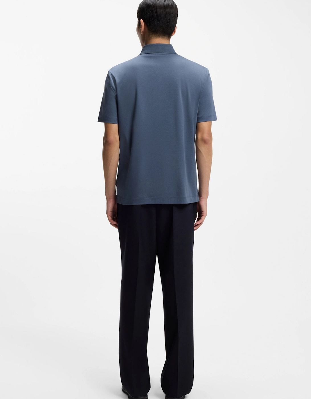 BOSS Black C-Parris 01 Polo Shirt A2-25 468 Open Blue