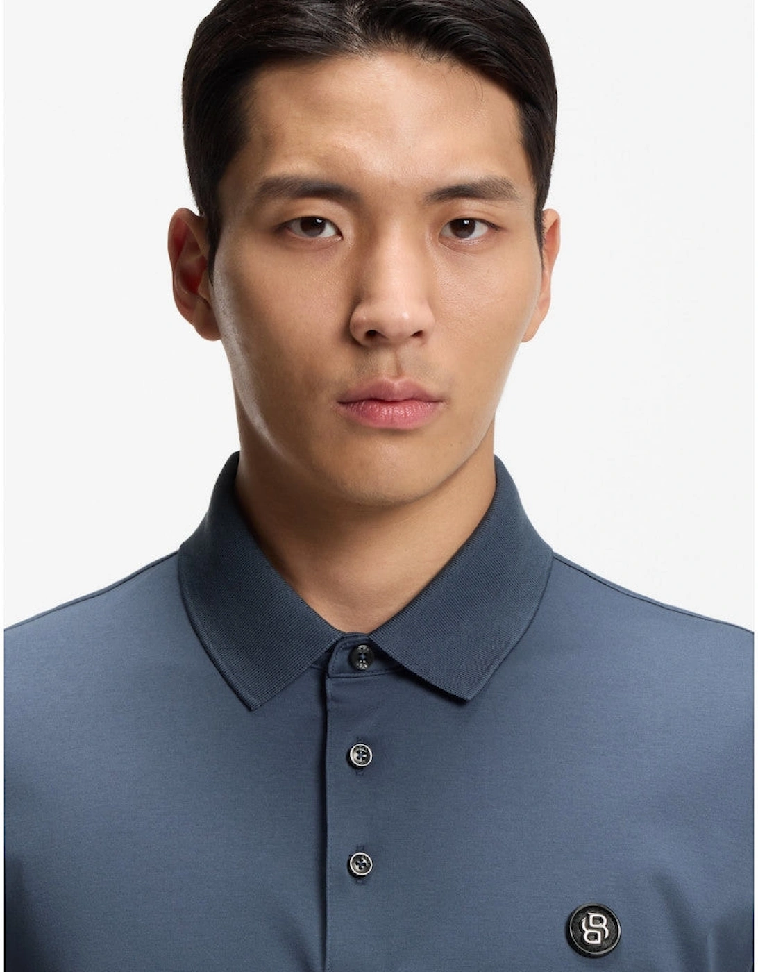 BOSS Black C-Parris 01 Polo Shirt A2-25 468 Open Blue