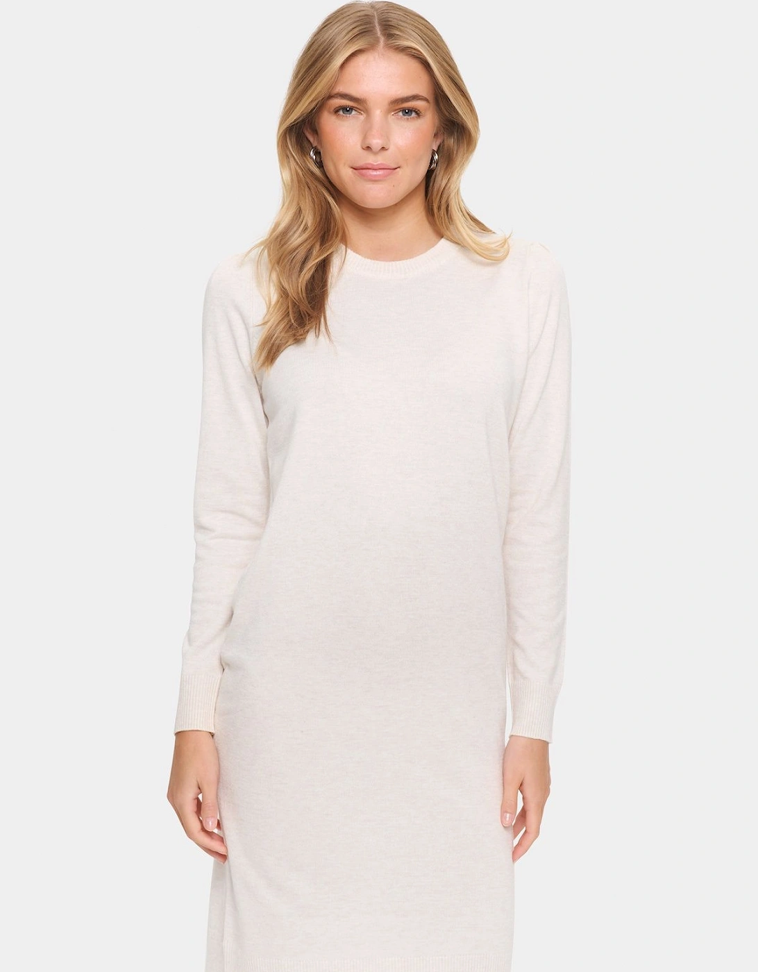 MilaSZ Crew Neck Long Sleeve Knit Dress, 2 of 1