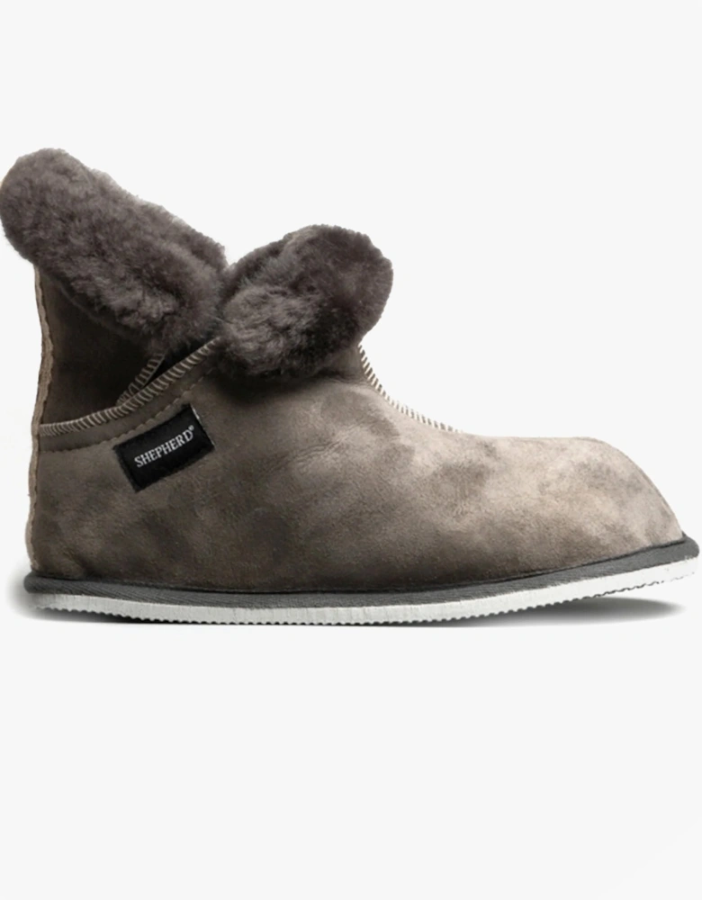BELLA Womens Sheepskin Slipper Boots Asphalt