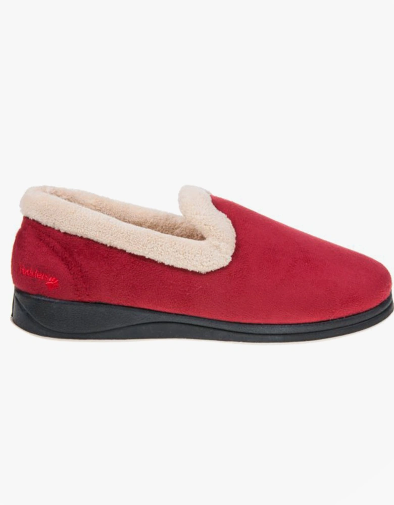 REPOSE Womens (2E Fit) Full Slippers Red