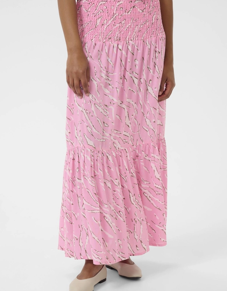 Maxi Smock Waist A-Line Fit Skirt
