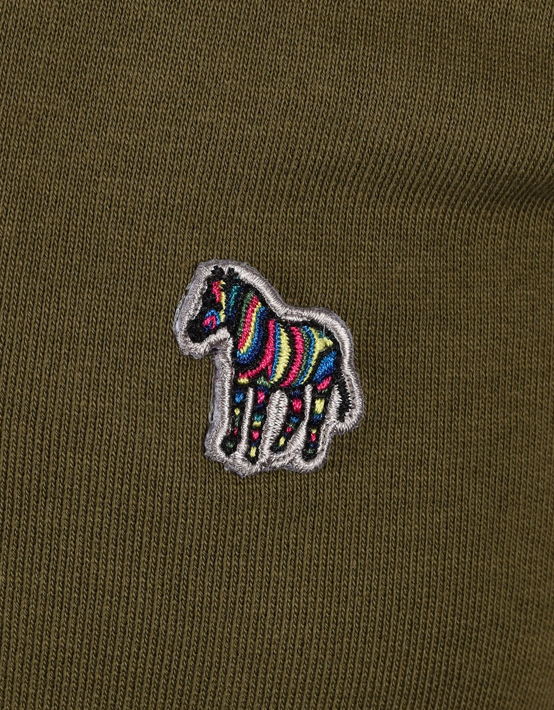 REG FIT HALF ZIP SWEATSHIRT SAGE