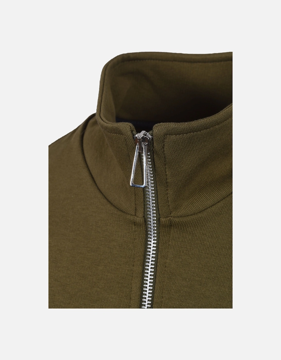 REG FIT HALF ZIP SWEATSHIRT SAGE