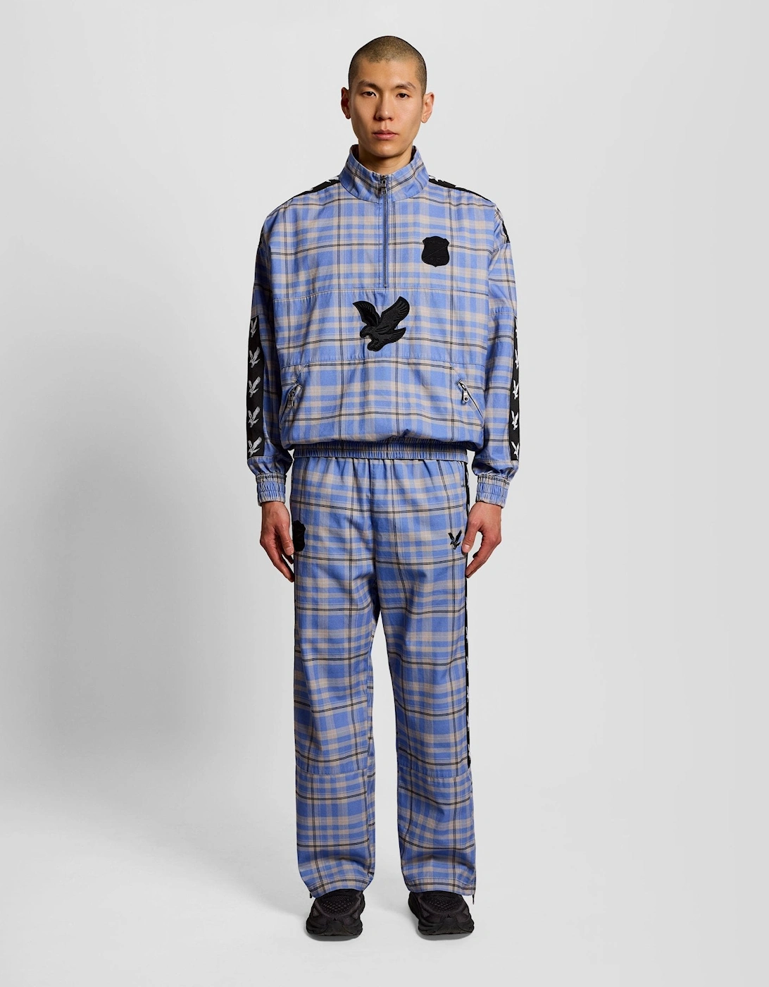 Plaid Zipped Drill Pant, 6 of 5