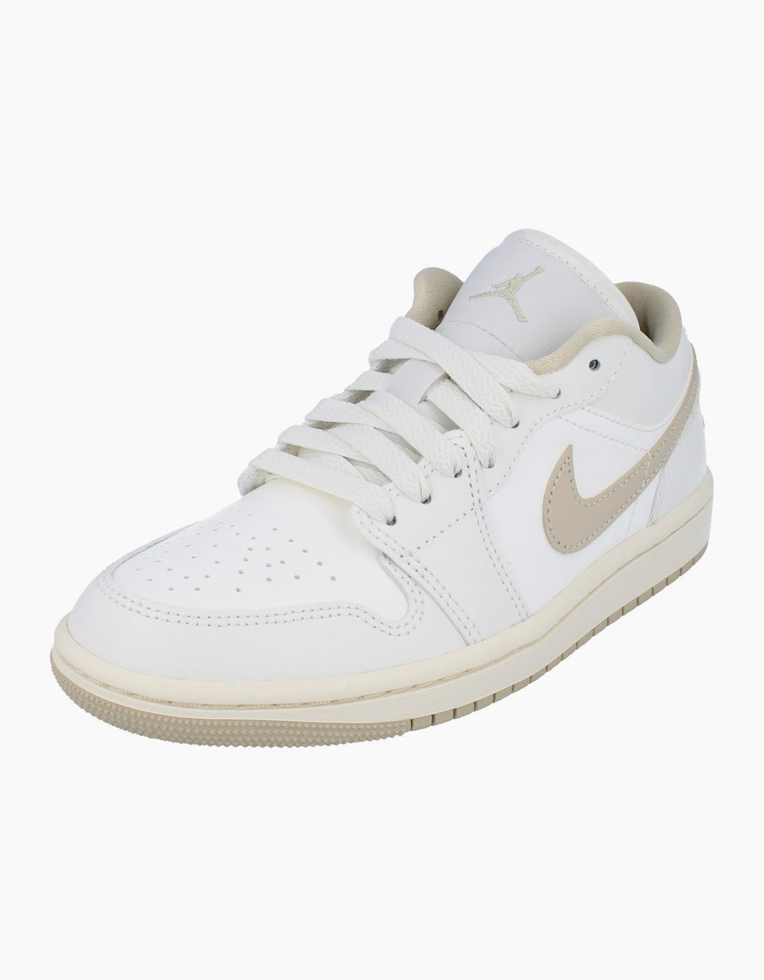Women's Nike Womens Air Jordan 1 Low Trainers Dc0774  112 - White - Size: 5