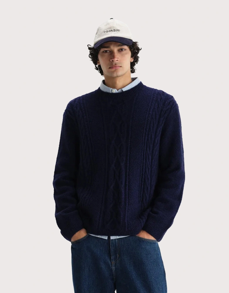 Relaxed Fit Hyatt Crew Jumper