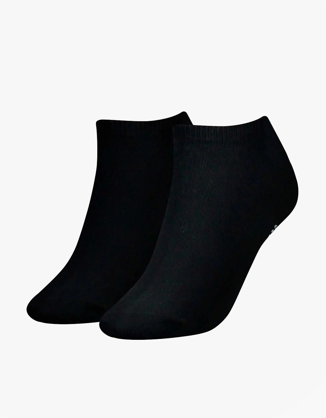 2 Pack Trainer Womens Ankle Socks Black, 3 of 2