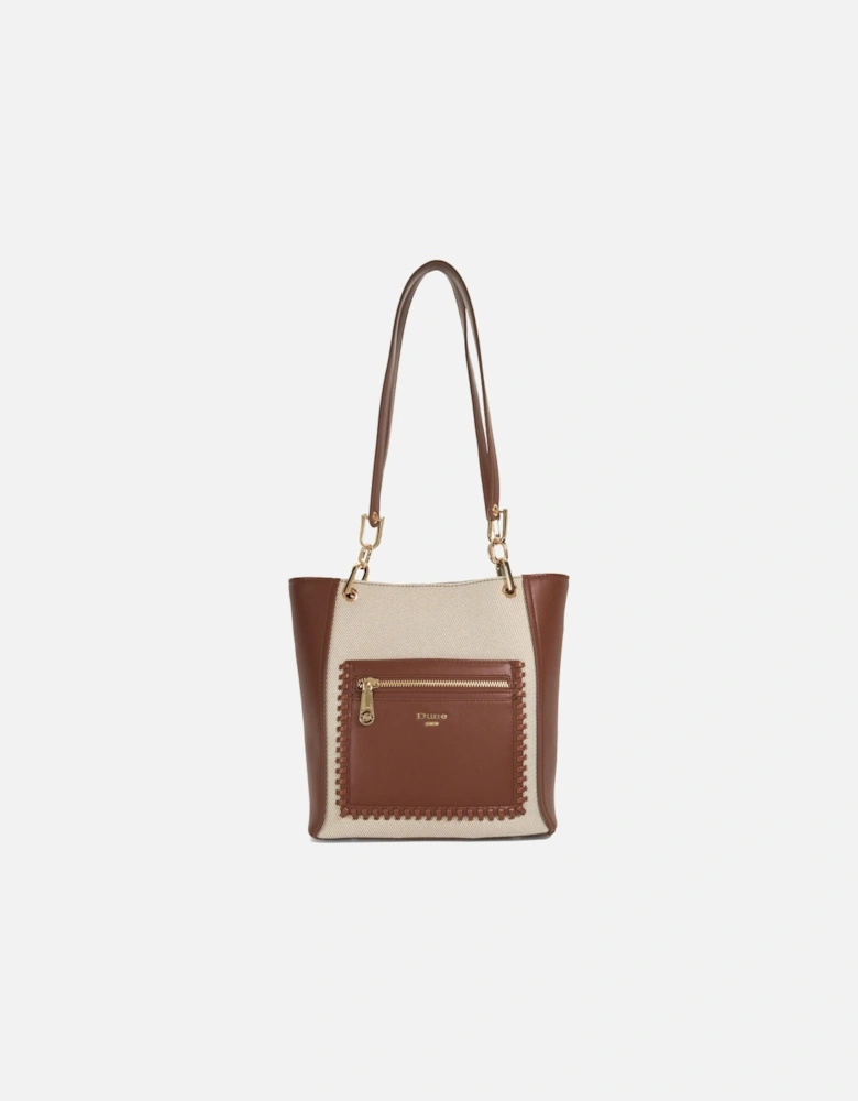 Duckie Long Handle Logo Tote Bag