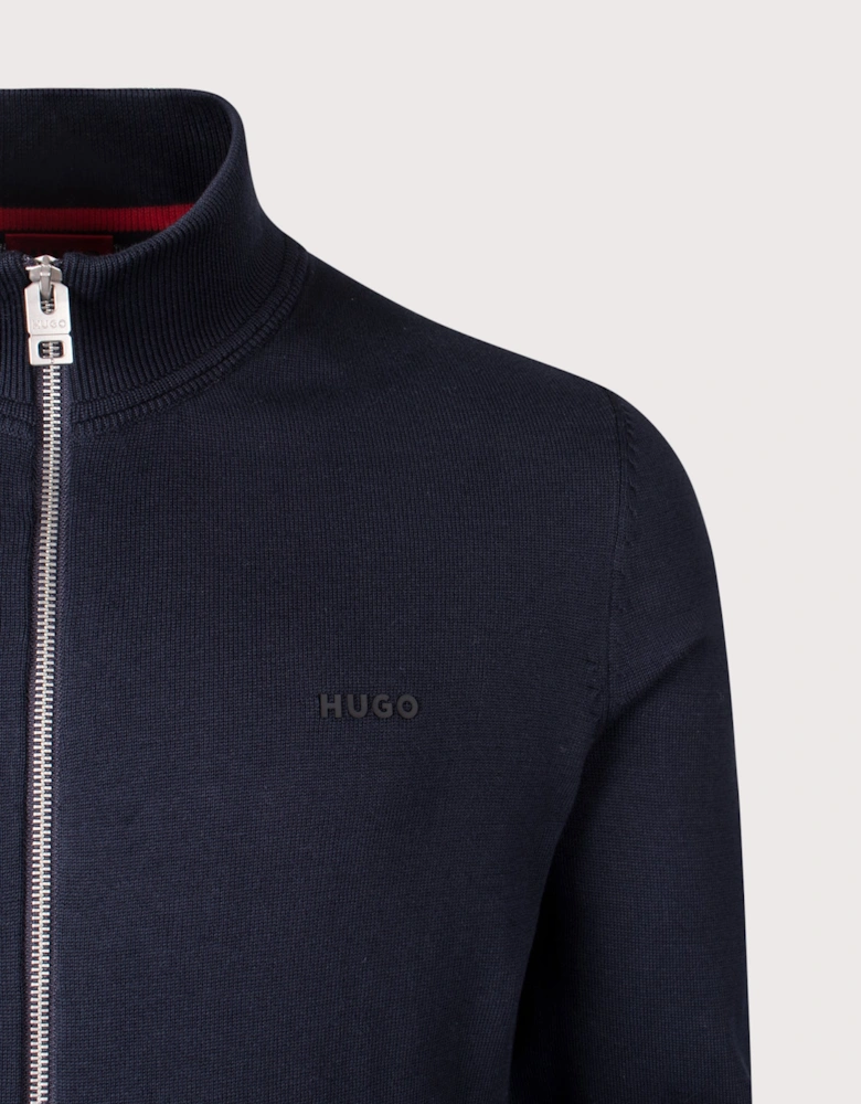Slim Fit Zip Through San Jacomo-C Knit