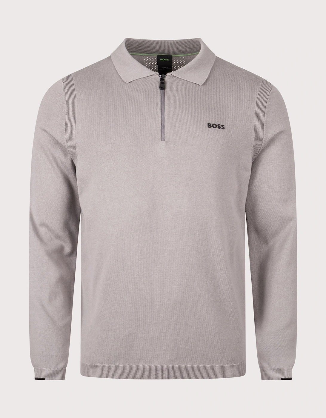 Ever-X Knitted Long Sleeve Polo Shirt, 4 of 3