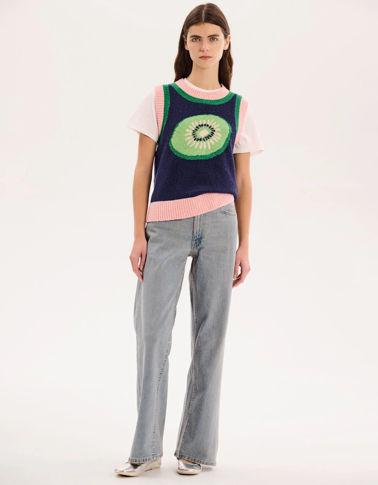 Bobbi Kiwi Vest in Navy