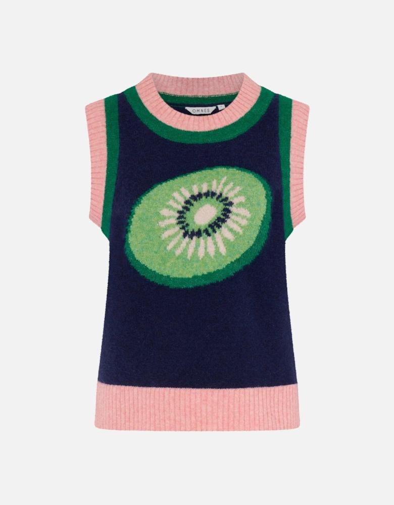 Bobbi Kiwi Vest in Navy