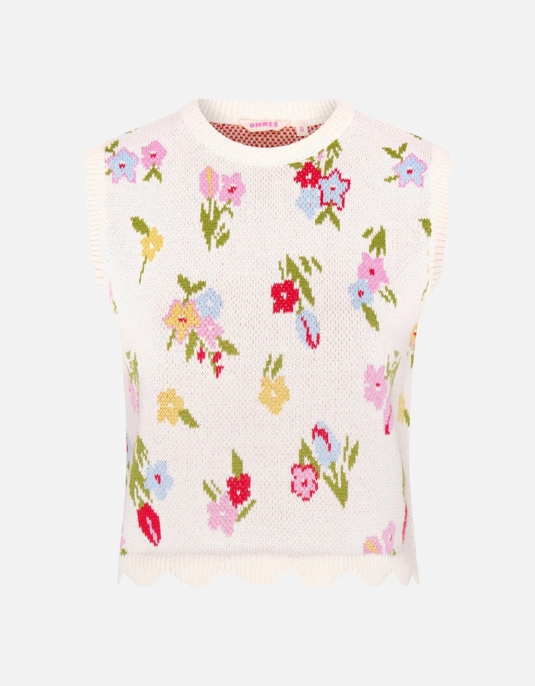 Bibi Floral Knitted Vest