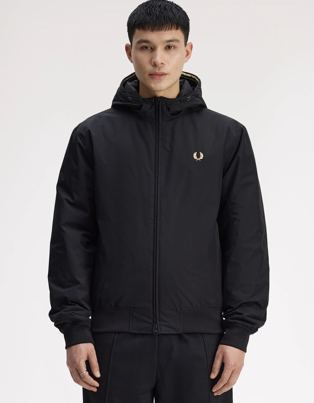 J1304 Hooded Brentham Jacket - Black