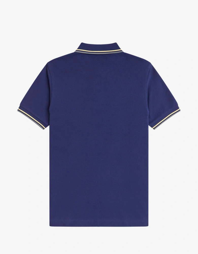 M3600 Twin Tipped Shirt - French Navy/Champions Gold/Stockport Blue