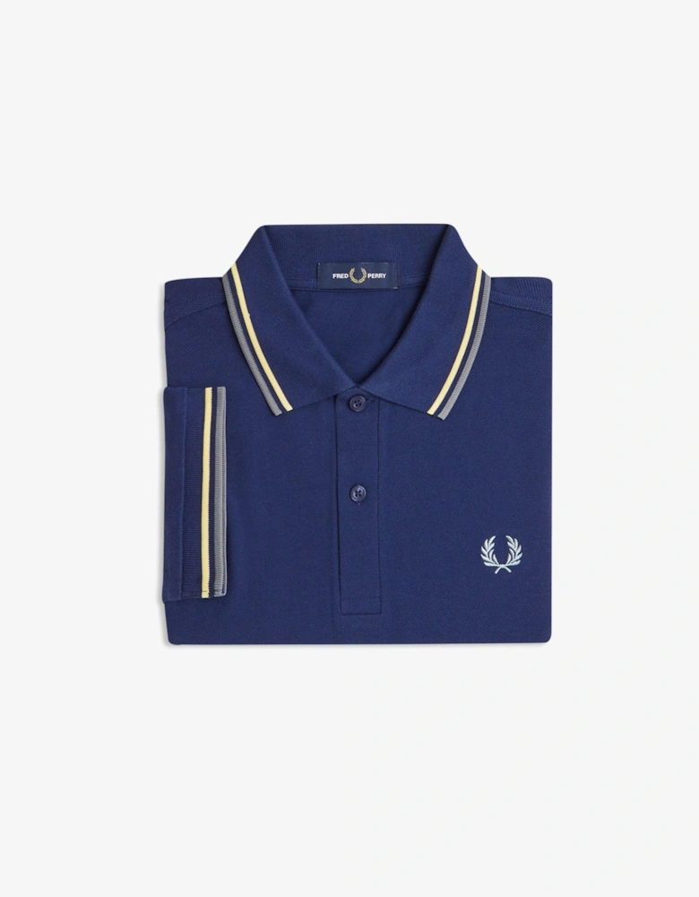 M3600 Twin Tipped Shirt - French Navy/Champions Gold/Stockport Blue
