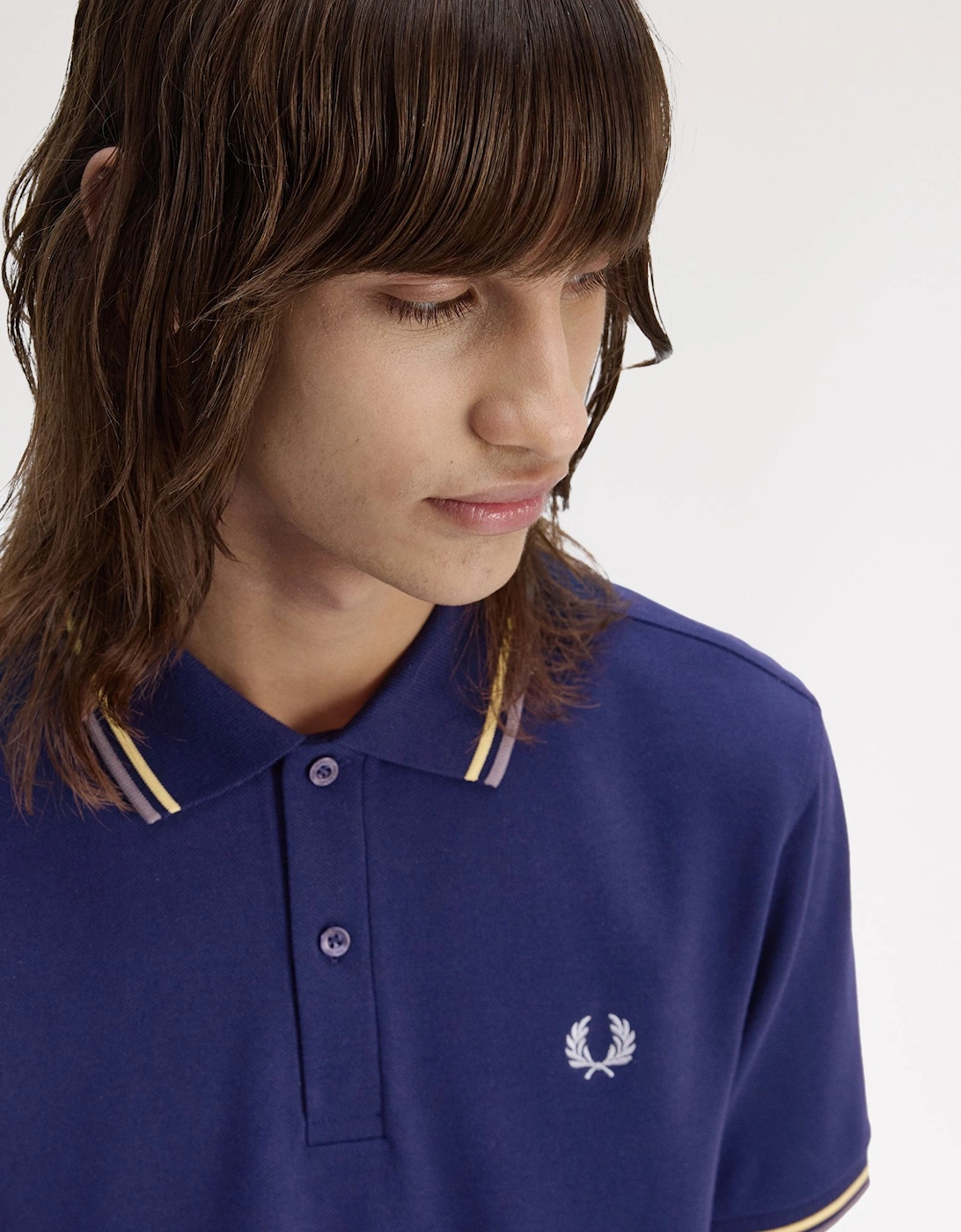 M3600 Twin Tipped Shirt - French Navy/Champions Gold/Stockport Blue