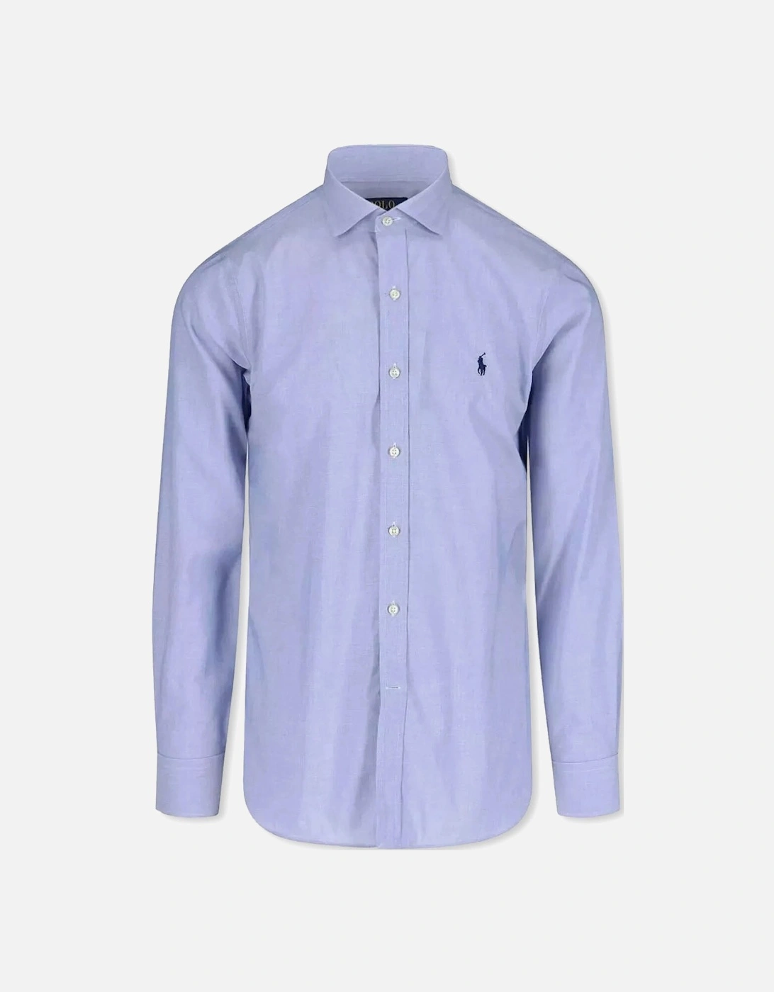 Men's Oxford Blue Core Replen II Long Sleeve Shirt, 6 of 5