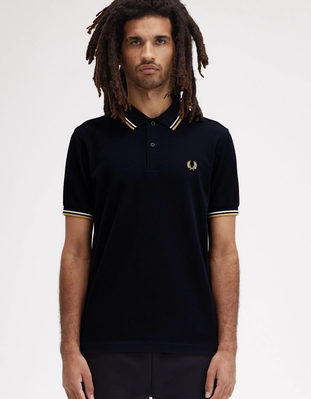 M3600 Twin Tipped Shirt - Navy/Ecru/Honeycomb