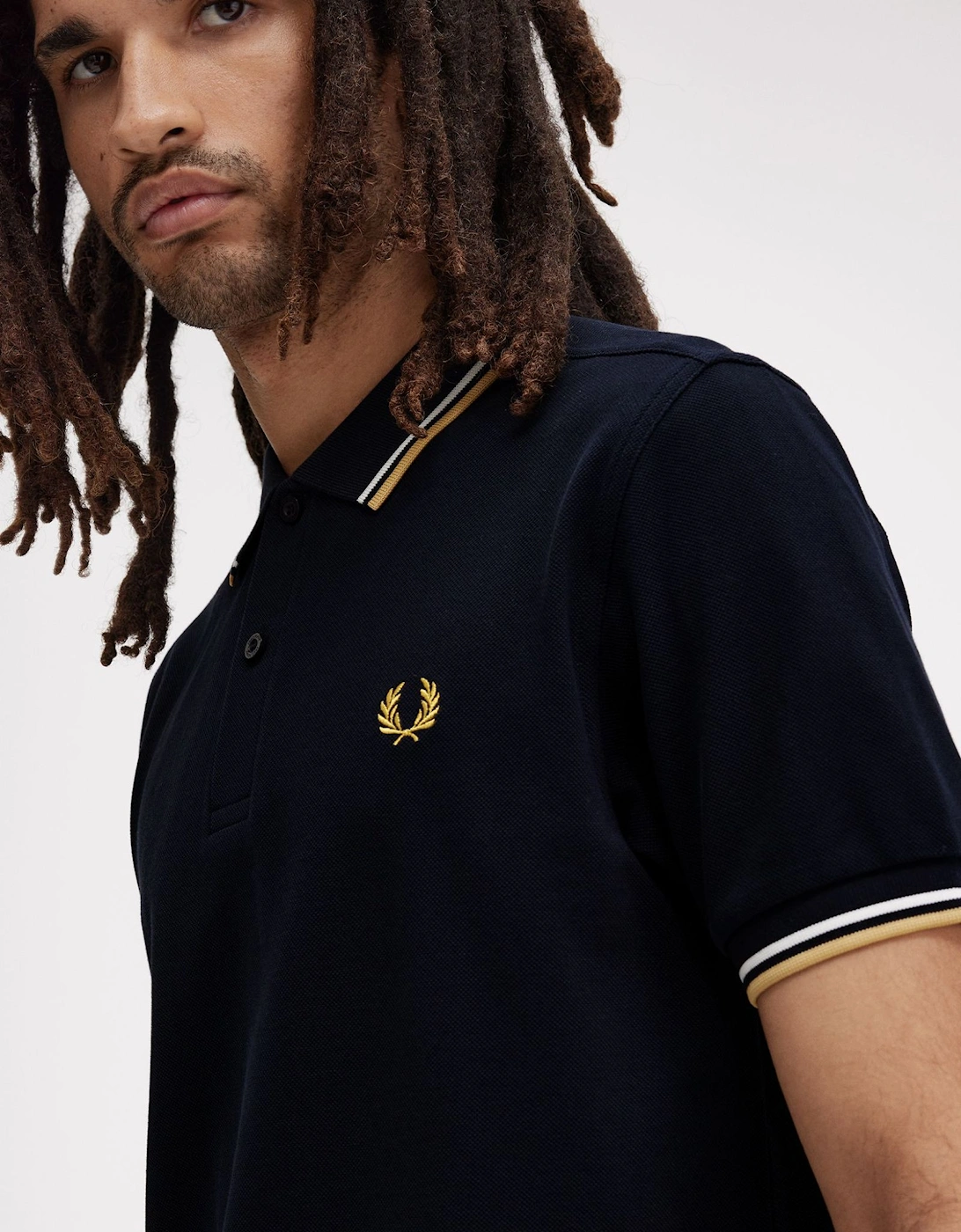 M3600 Twin Tipped Shirt - Navy/Ecru/Honeycomb